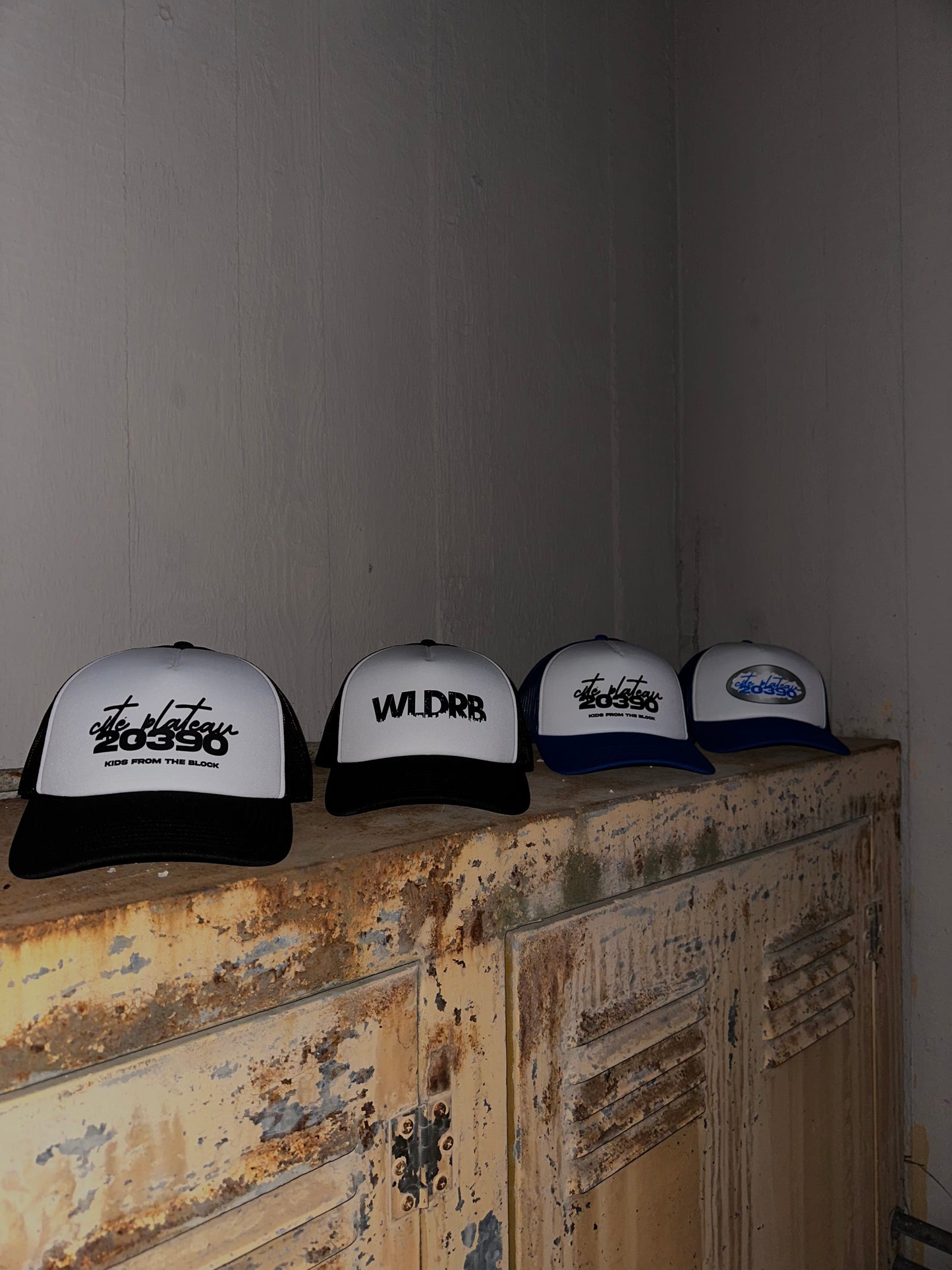 BLUE/WHITE ICON CAP